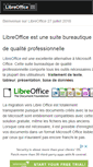 Mobile Screenshot of libre-office.fr